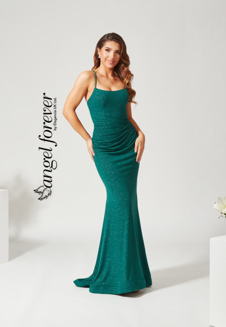 Angel Forever Green Fitted Prom / Evening Dress